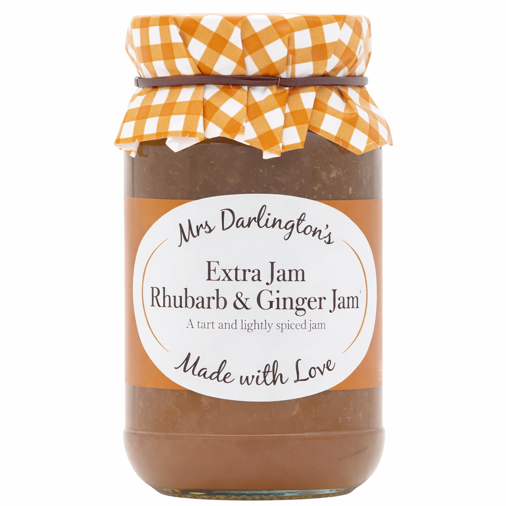 Mrs Darlington's Extra Jam Rhubarb & Ginger Jam 340g