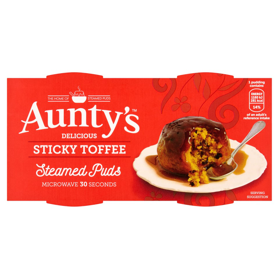 Aunty's Sticky Toffee 2 Pack 190g