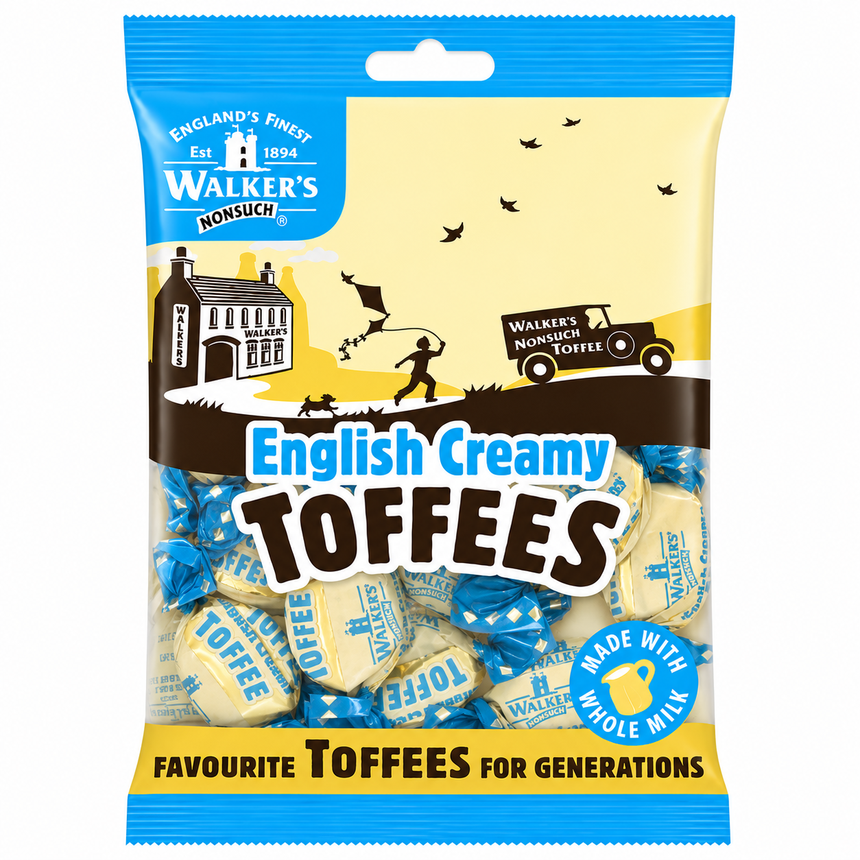 Walker's Nonsuch English Creamy Toffee 150g
