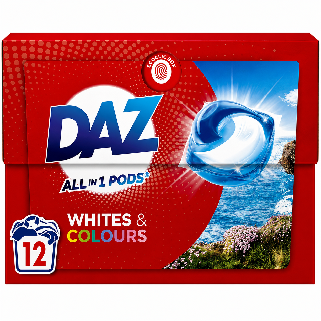 Daz Whites & Colours 12 Pods 200g