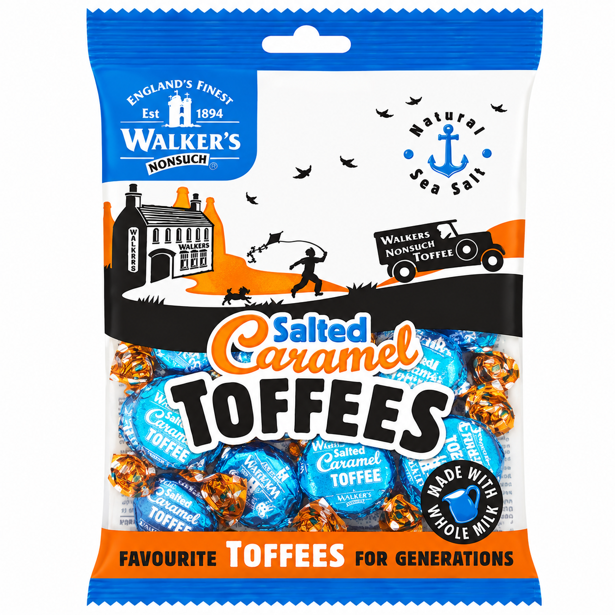 Walker's Nonsuch Salted Caramel Toffee 150g