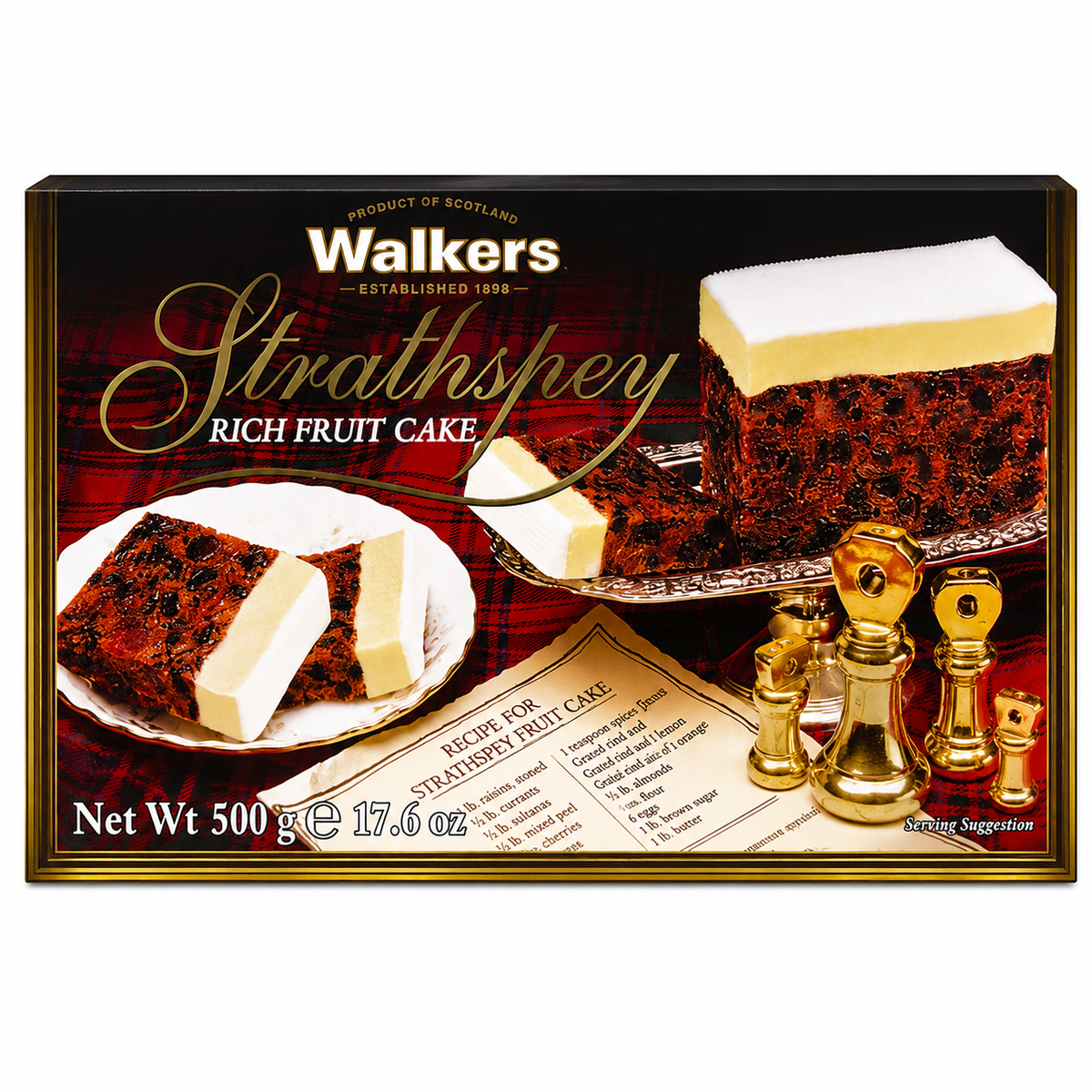 Walker's Strathspey Rich Fruit Cake 500g