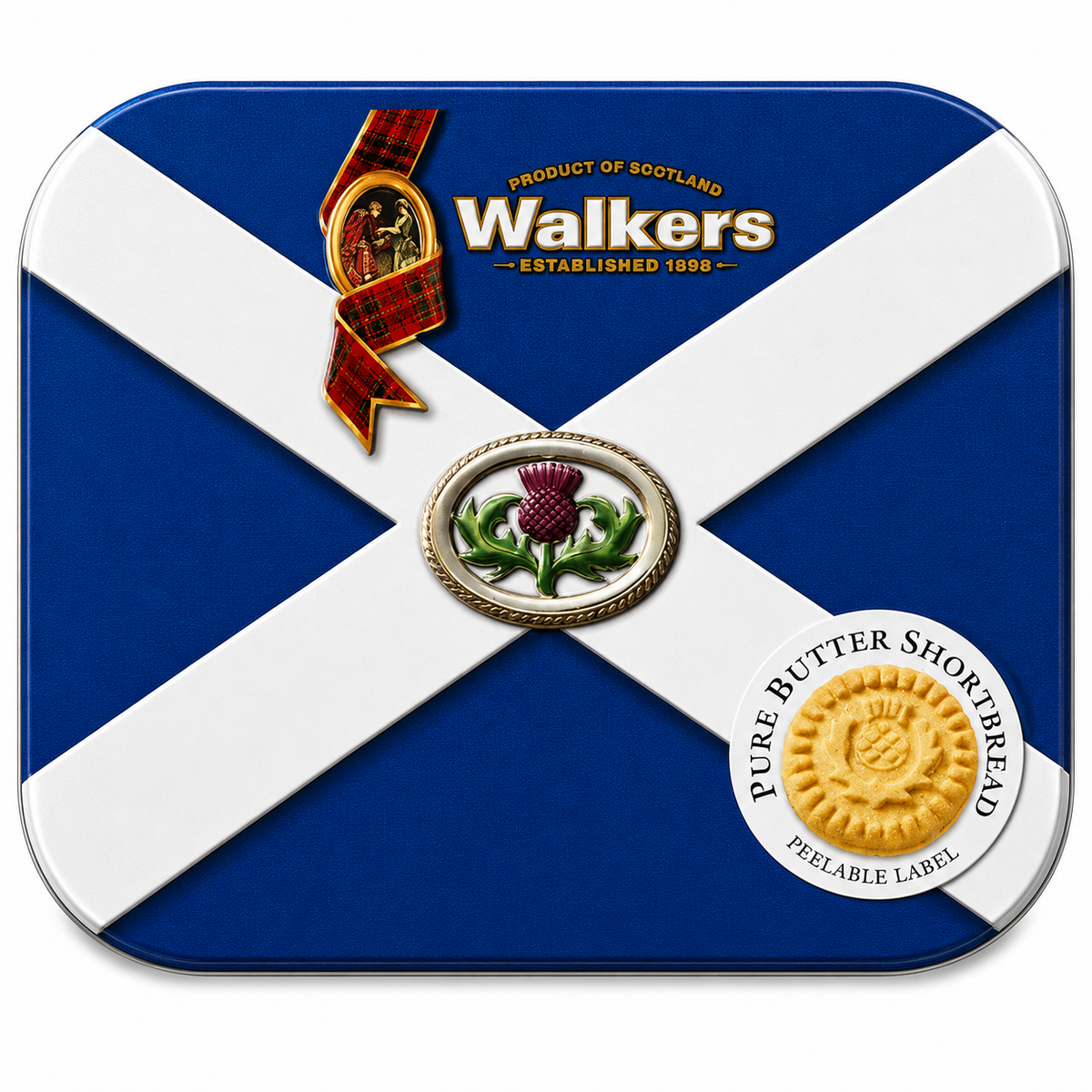 Walker's Saltire Tin 136g