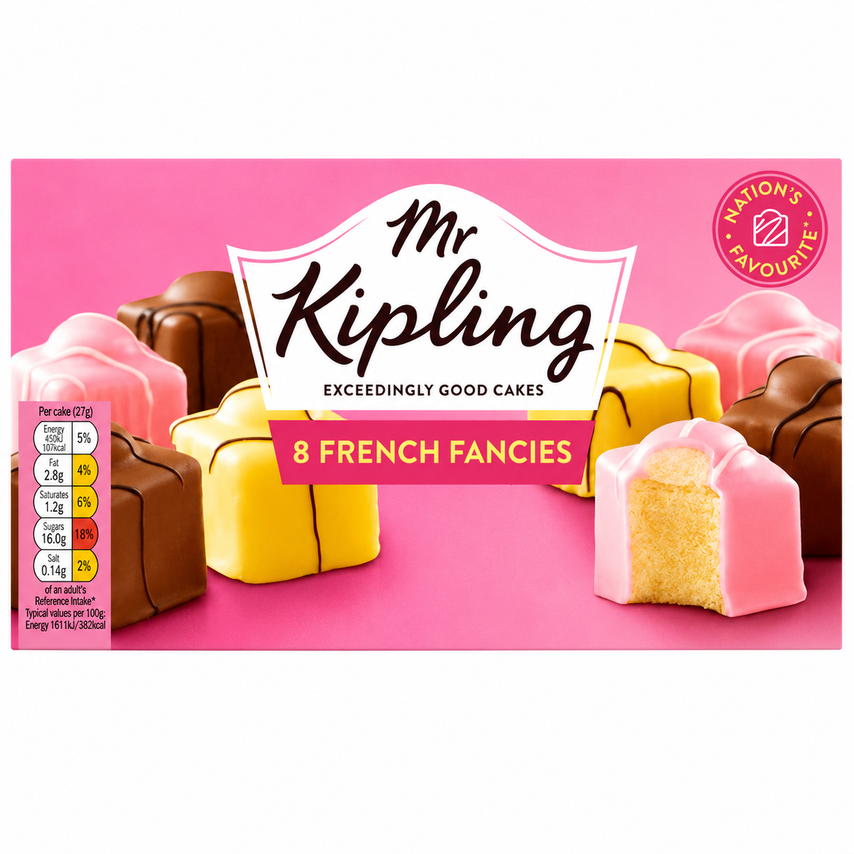 Mr Kipling French Fancies 8 Pack 205g