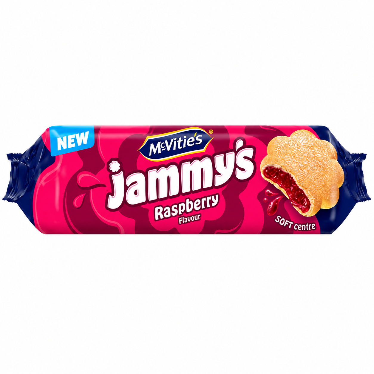 McVities Jammy's Raspberry Biscuits 136g