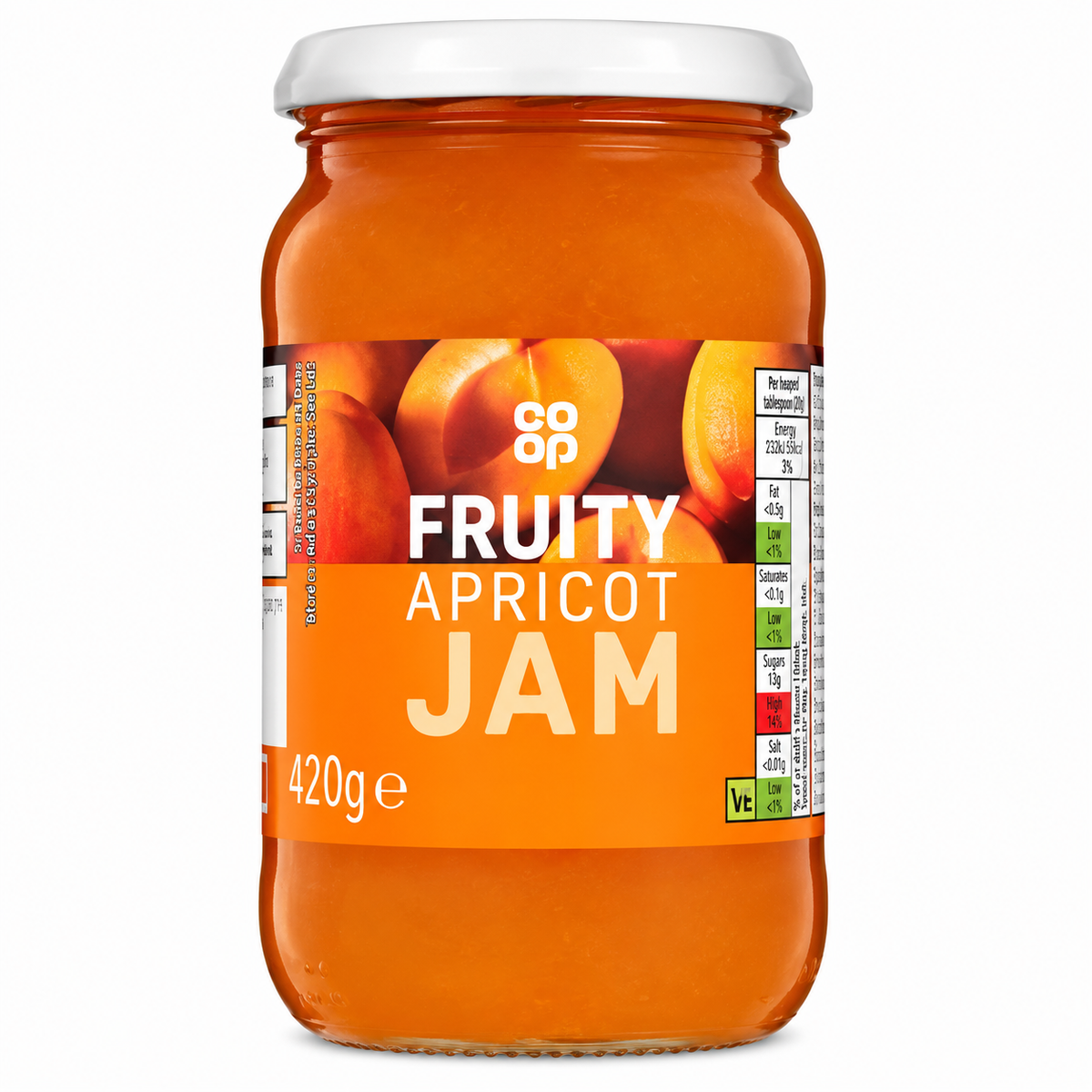Co-Op Apricot Jam 420g