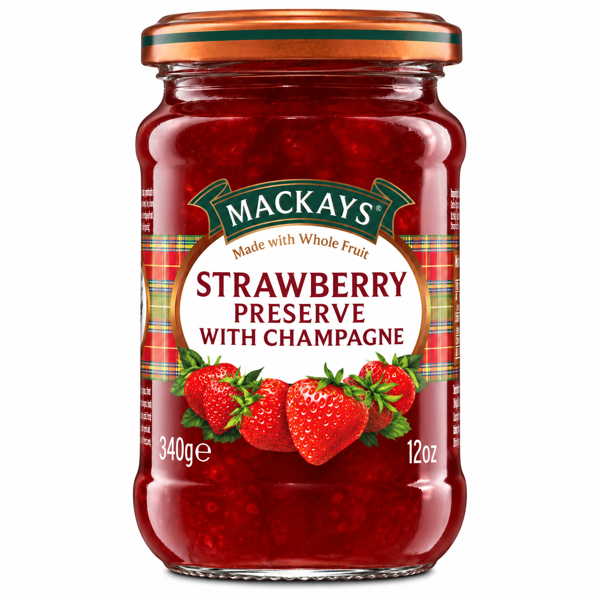 Mackays Scottish Strawberry & Champagne Preserve 340g
