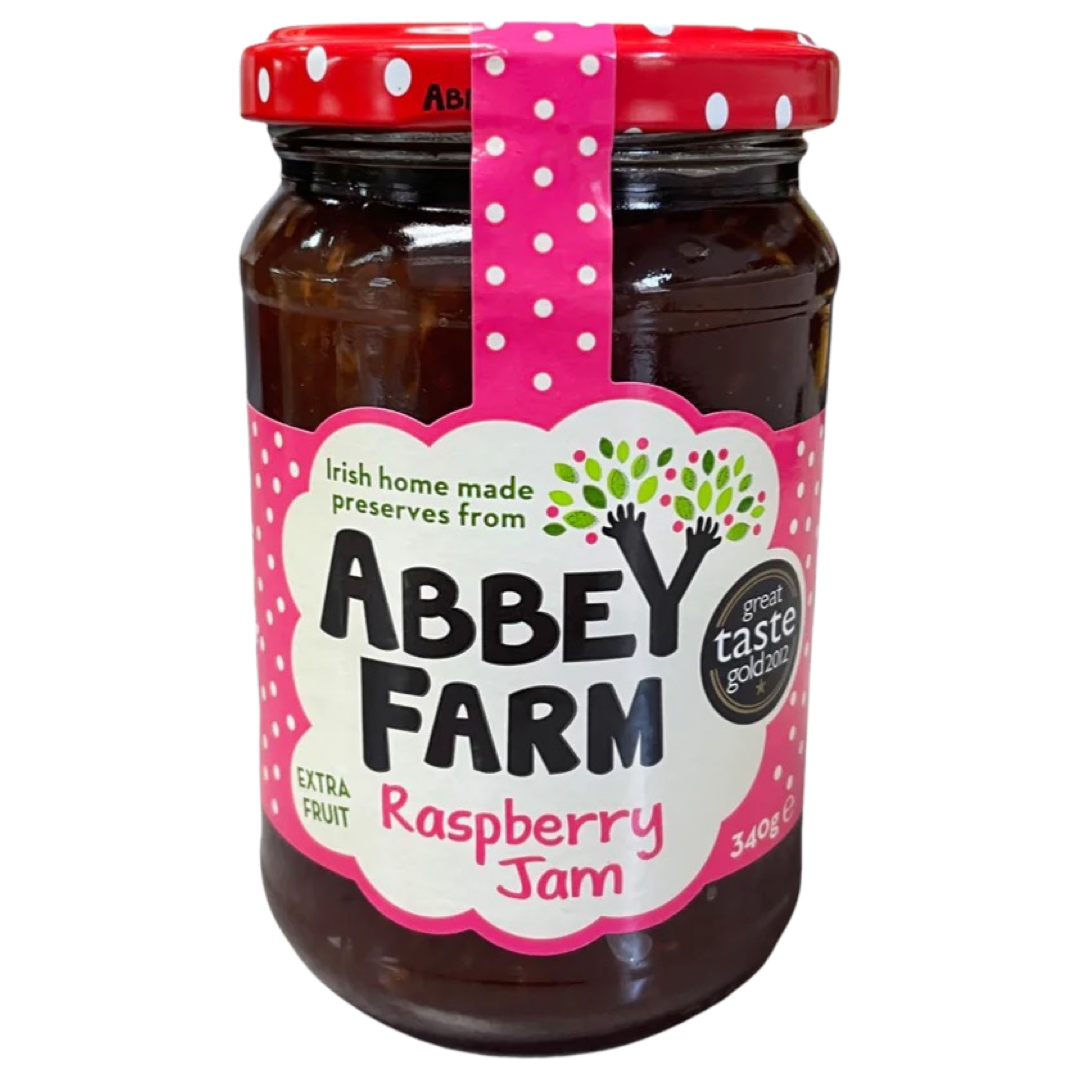 Abbey Farm Raspberry Jam 340g