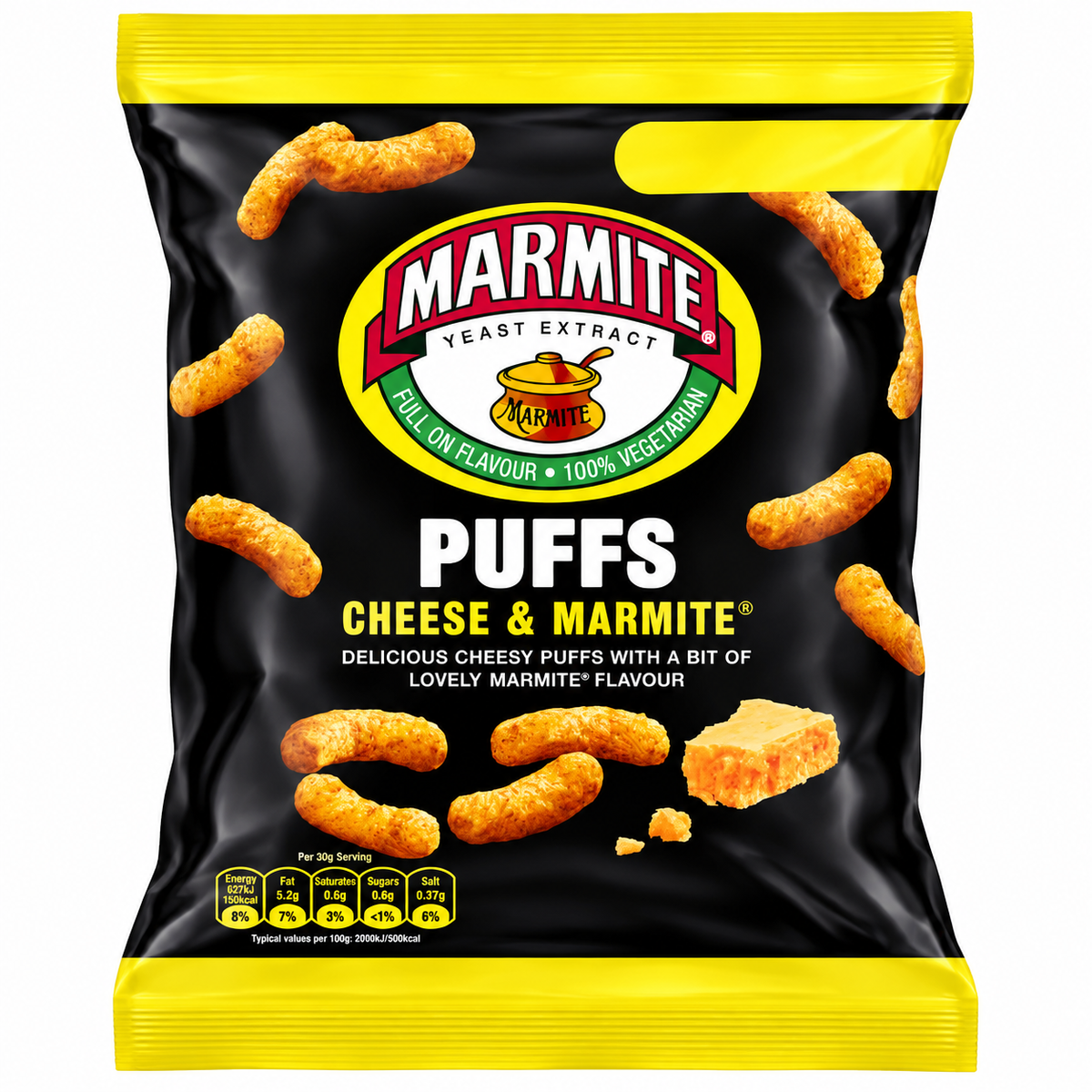 Tayto Marmite & Cheese Puffs 70g