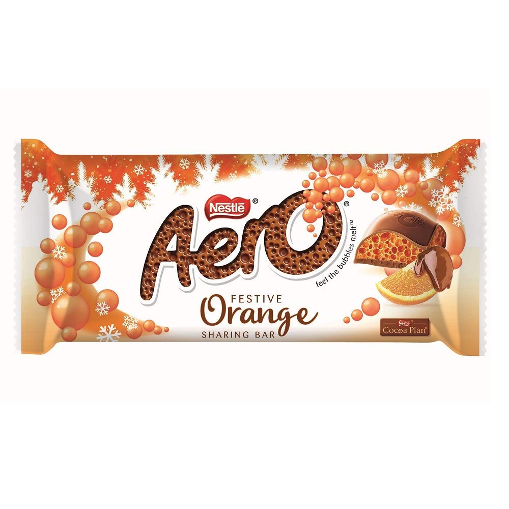 Nestlé Aero Festive Orange Bar 90g