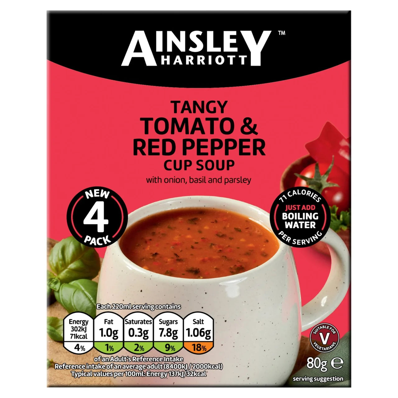 Ainsley Harriott Tomato & Roasted Red Pepper 80g