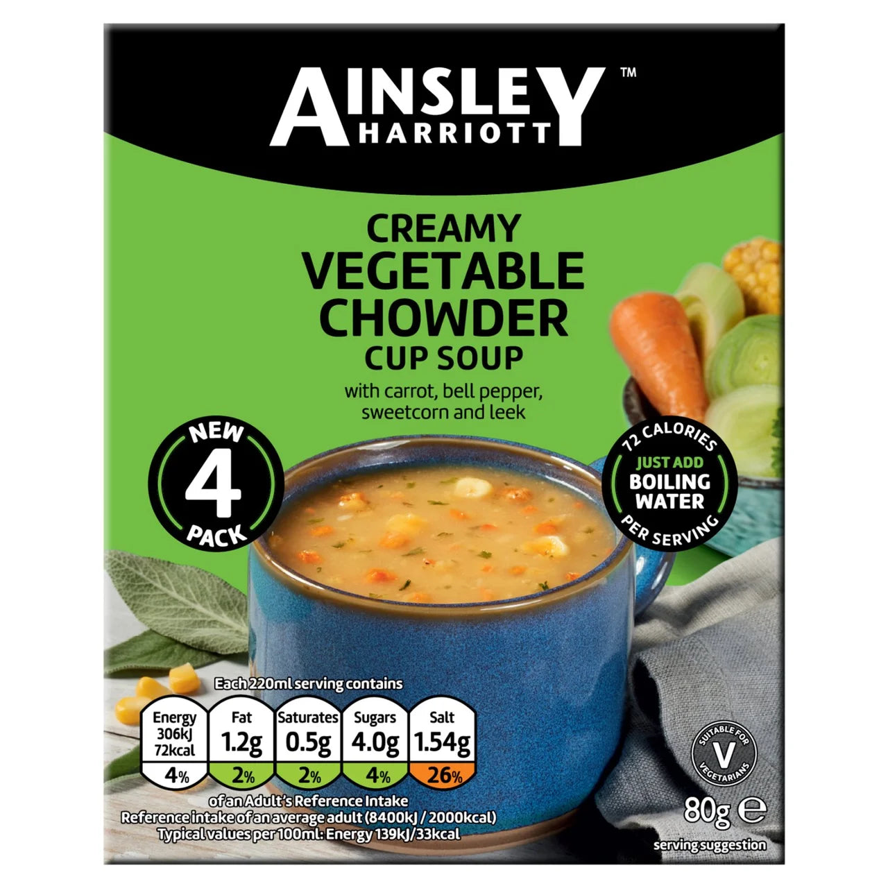Ainsley Harriott Creamy Vegetable Chowder 80g