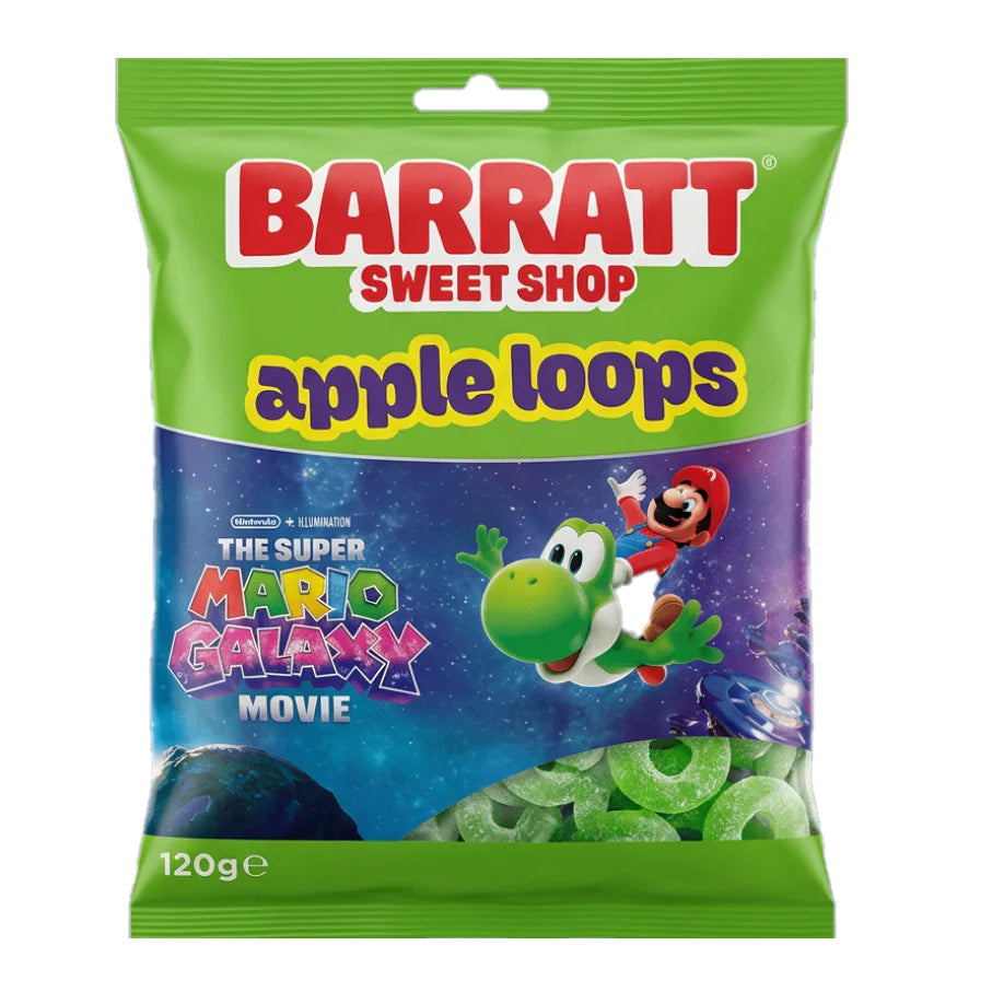 Barrratt Sweet Shop Apple Loops 120g