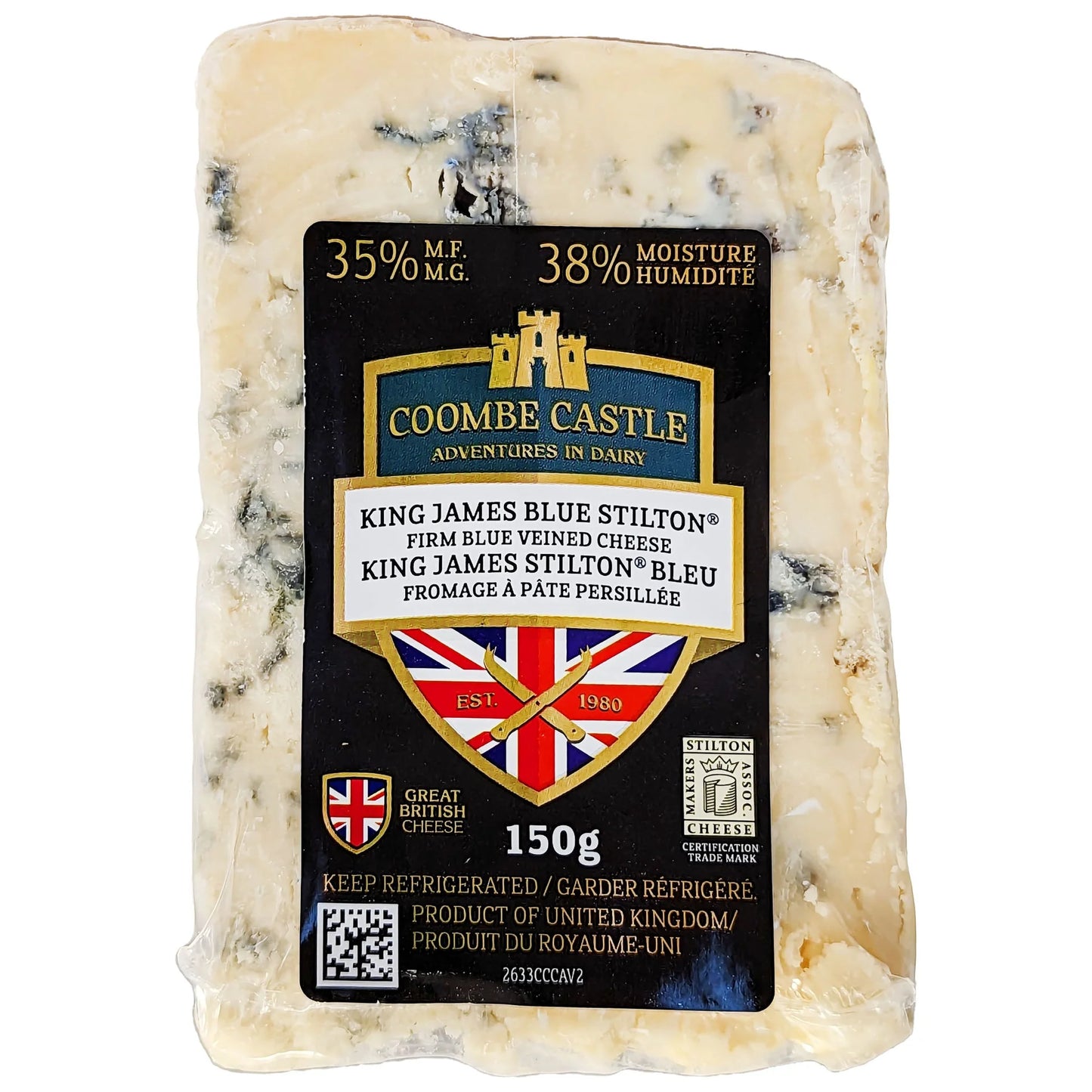 Coombe Castle King James Blue Stilton 150g