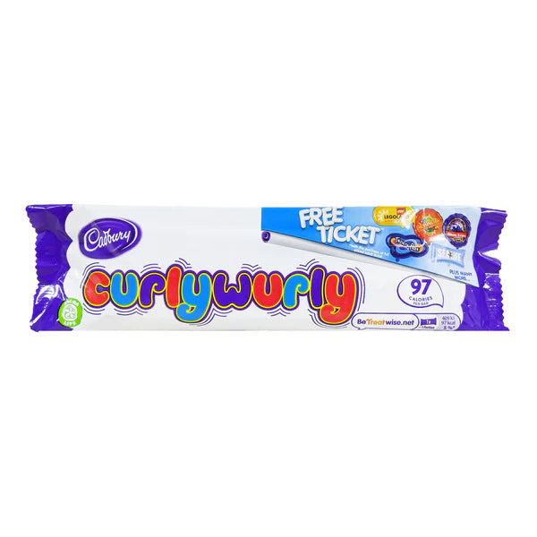 Cadbury Curly Wurly 4 Pack 88g