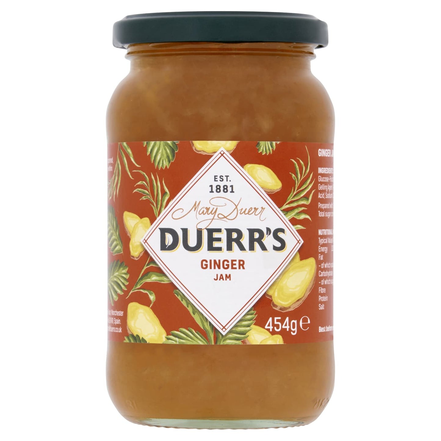 Duerr's Ginger Jam 454g