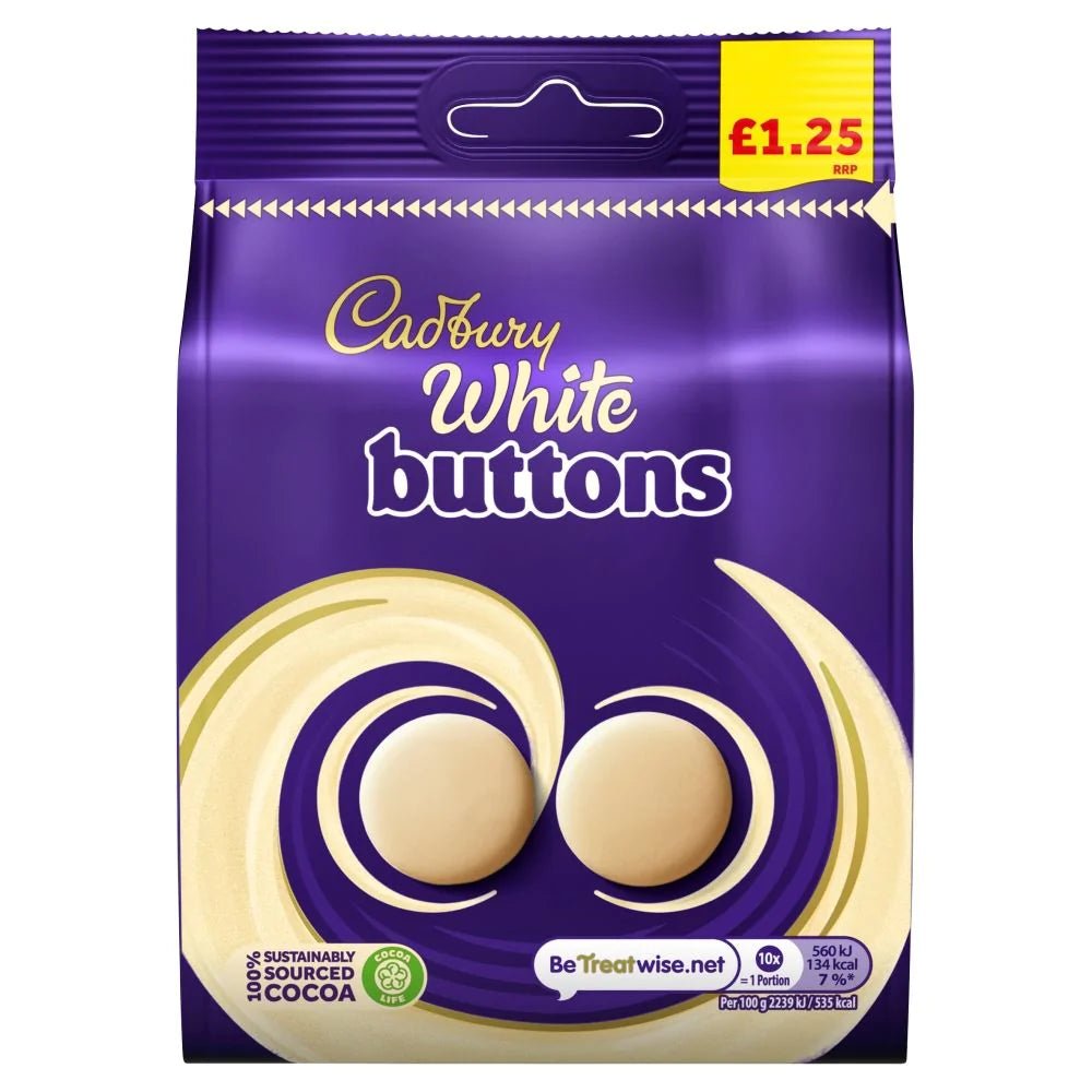 Cadbury White Giant Buttons 85g