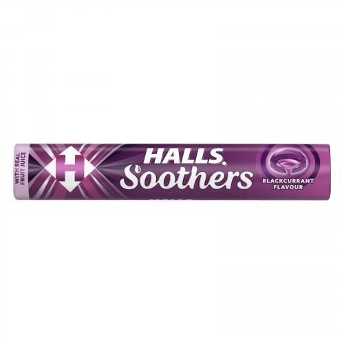 Halls Soothers Blackcurrant 45g