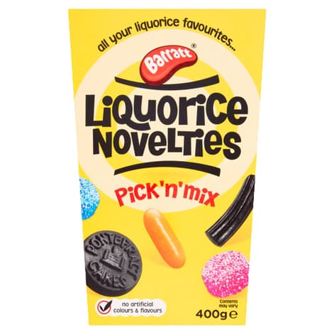 Barratt Liquorice Novelties Carton 350g