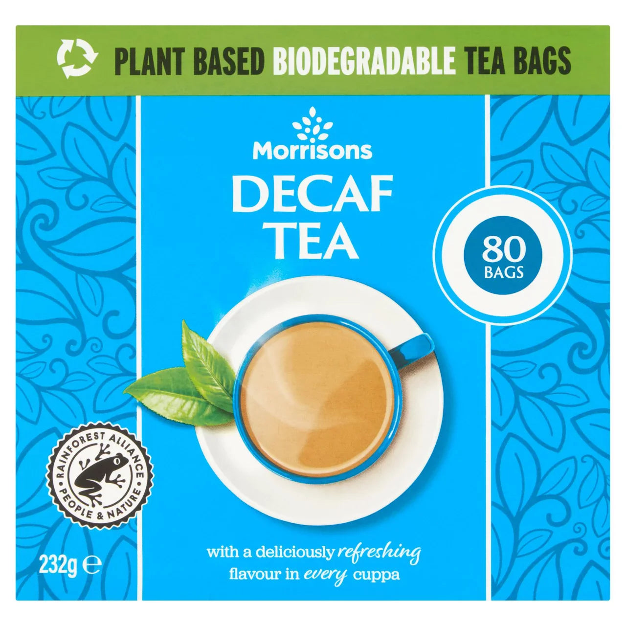 Morrisons Decaf Tea 80's 232g