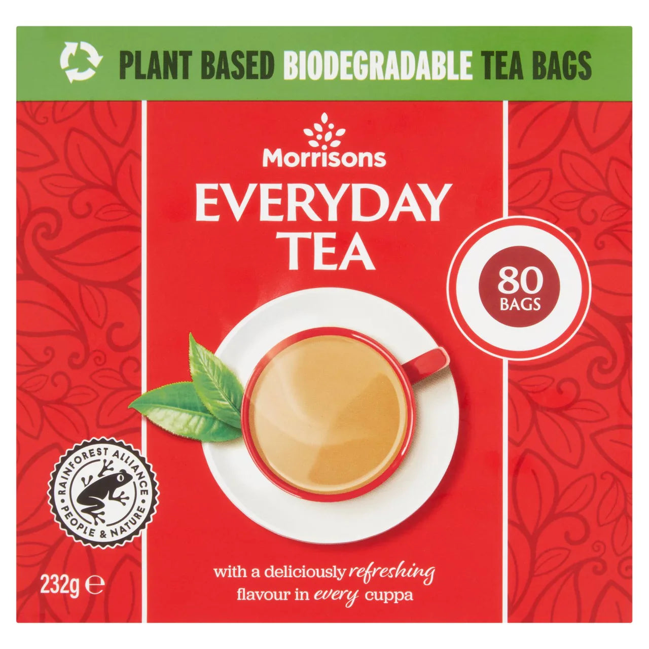 Morrisons Everyday Tea 80's 232g