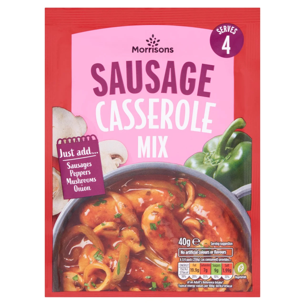 Morrisons Sausage Casserole Mix 40g