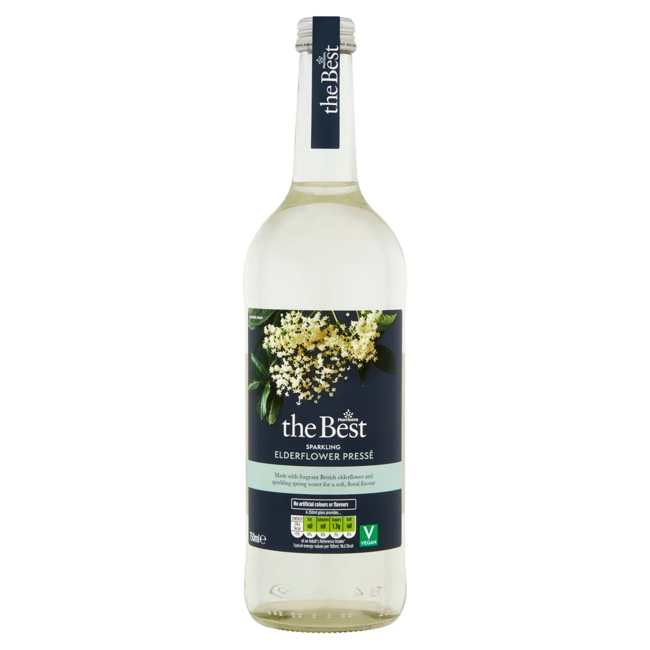 Morrisons The Best Sparkling Elderflower Presse 750ml