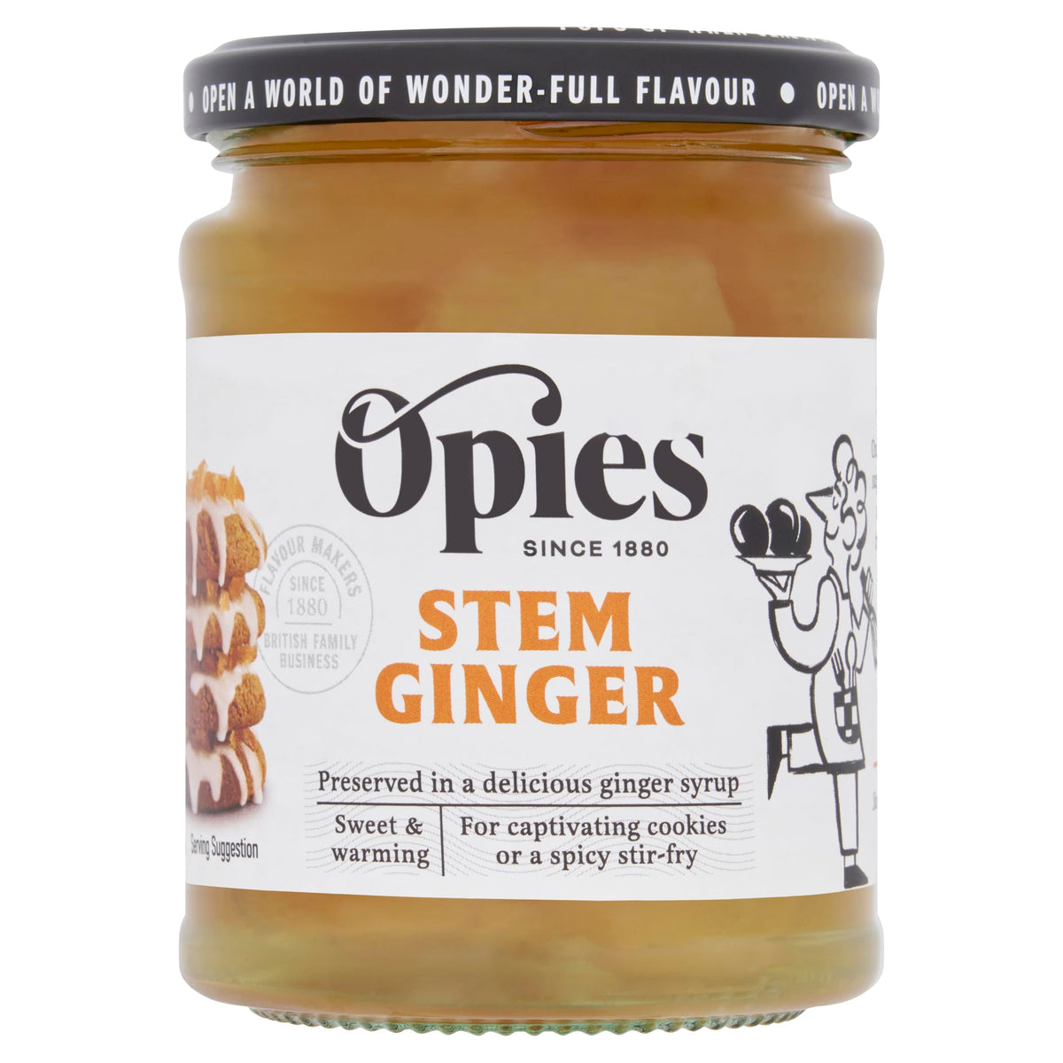 Opies Stem Ginger In Syrup 280g
