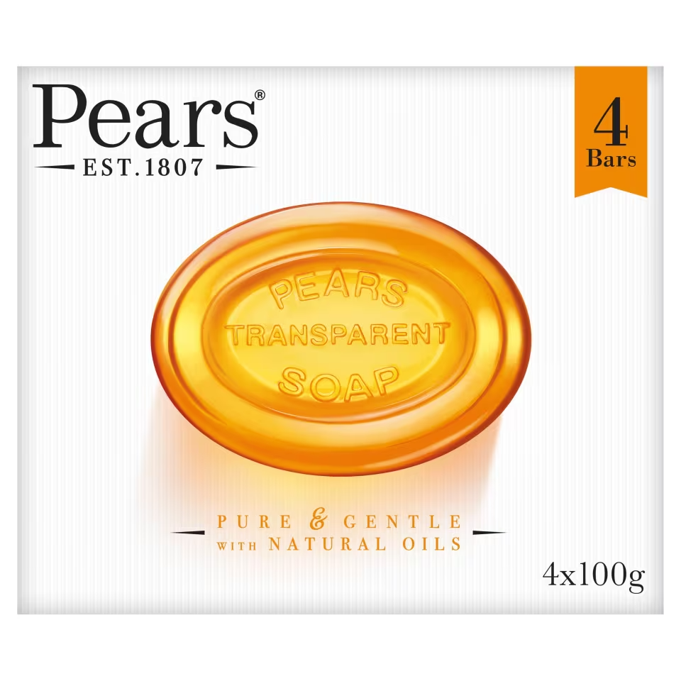 Pears Soap 4 Pack 400g