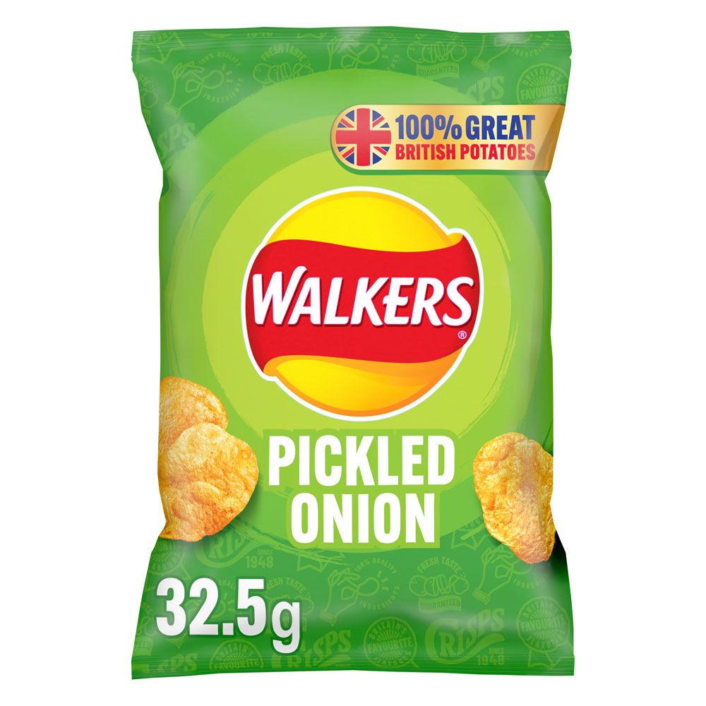 Walker's Pickled Onion 32.5g