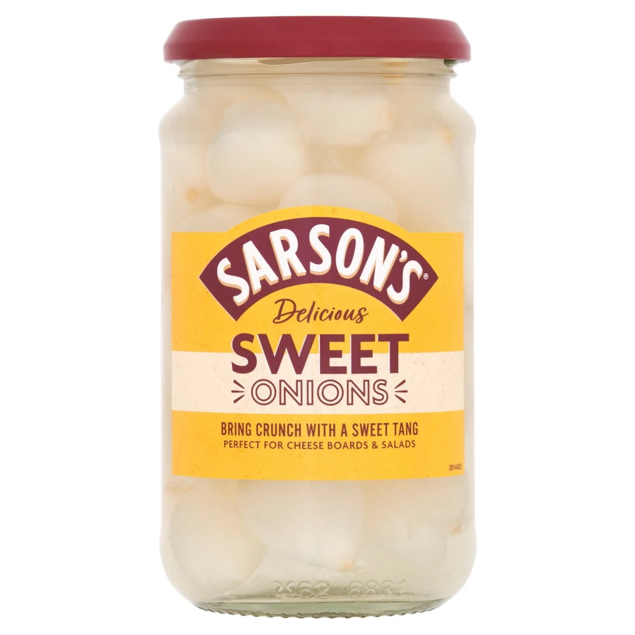 Sarson's Sweet Onions 400g