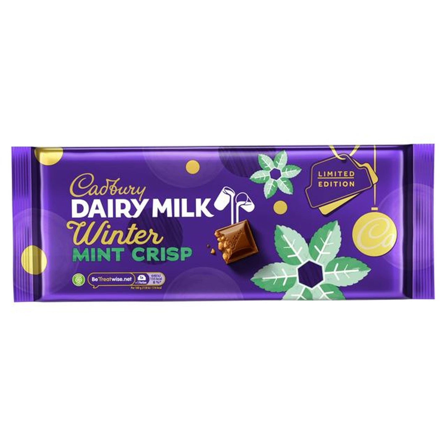 Cadbury Dairy Milk Winter Mint Crisp 350g