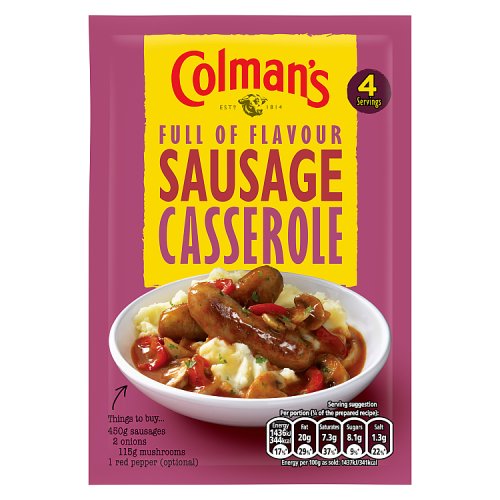 Colman's Sausage Casserole 39g