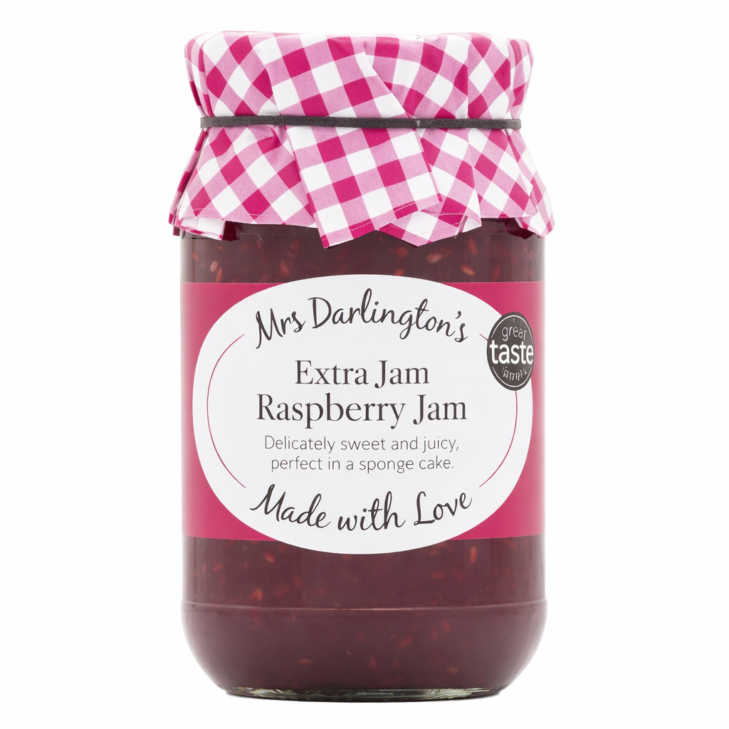 Mrs Darlington's Extra Jam Raspberry Jam 340g