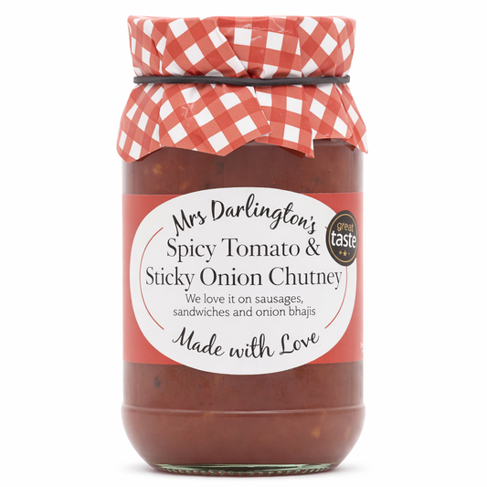 Mrs Darlington's Spicy Tomato & Sticky Onion Chutney 312g