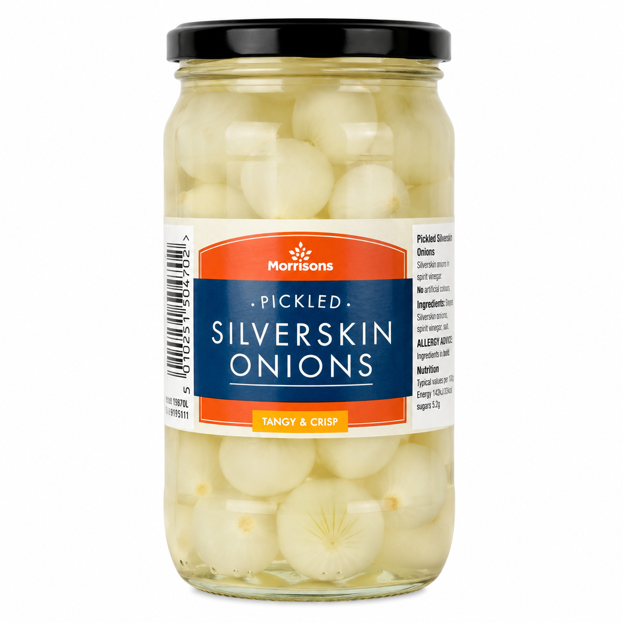 Morrisons Silverskin Onions 440g