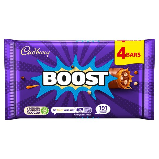 Cadbury Boost 4 Pack 136g