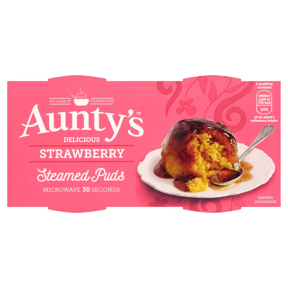 Aunty's Strawberry 2 Pack 190g