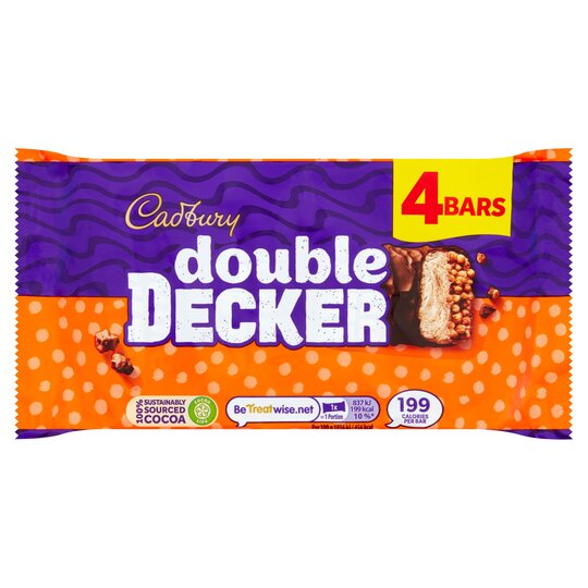 Cadbury Double Decker 4 Pack 148g