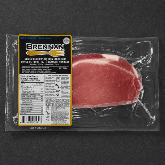 Brennans Irish Bacon 250g
