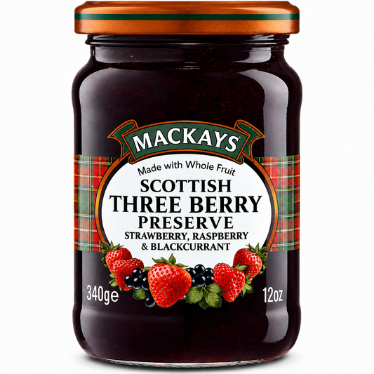 Mackays Scottish Three Berry Preserve 340g