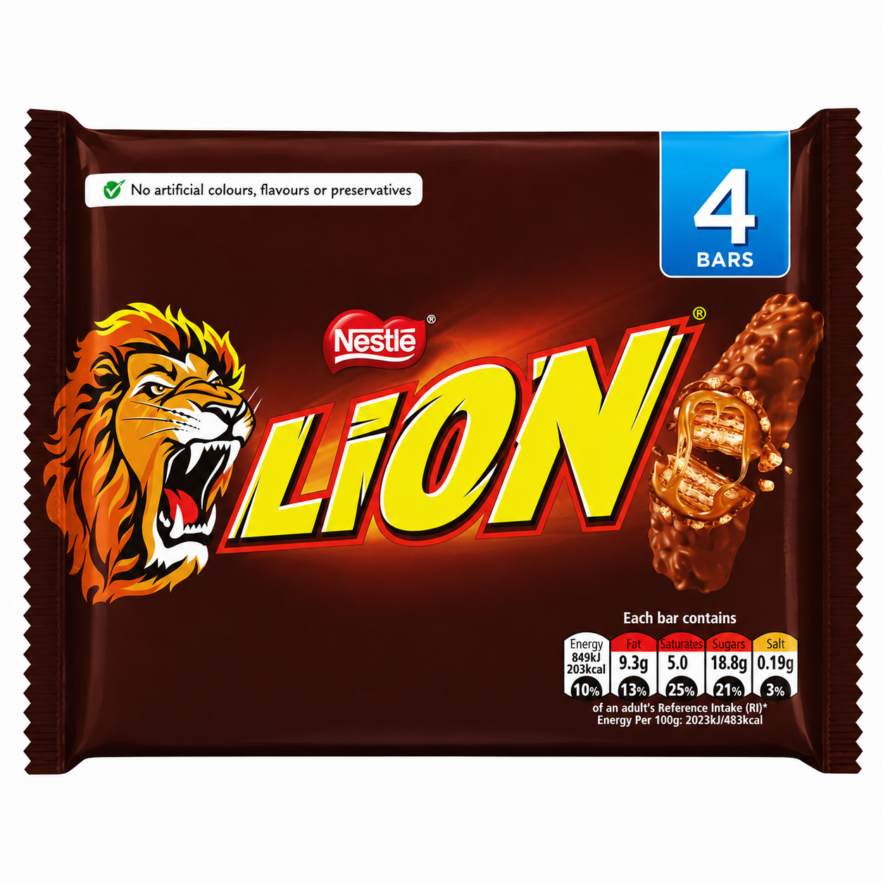 Nestlé Lion Bar 4 Pack 120g
