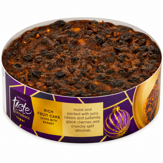 Sainsbury's Taste The Difference Rich Fruit Cake 800g