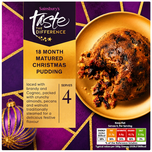 Sainsbury's Taste The Difference 18 Month Matured Christmas Pudding 400g