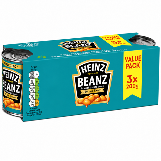 Heinz Beanz 3 Pack 600g (3x200g)