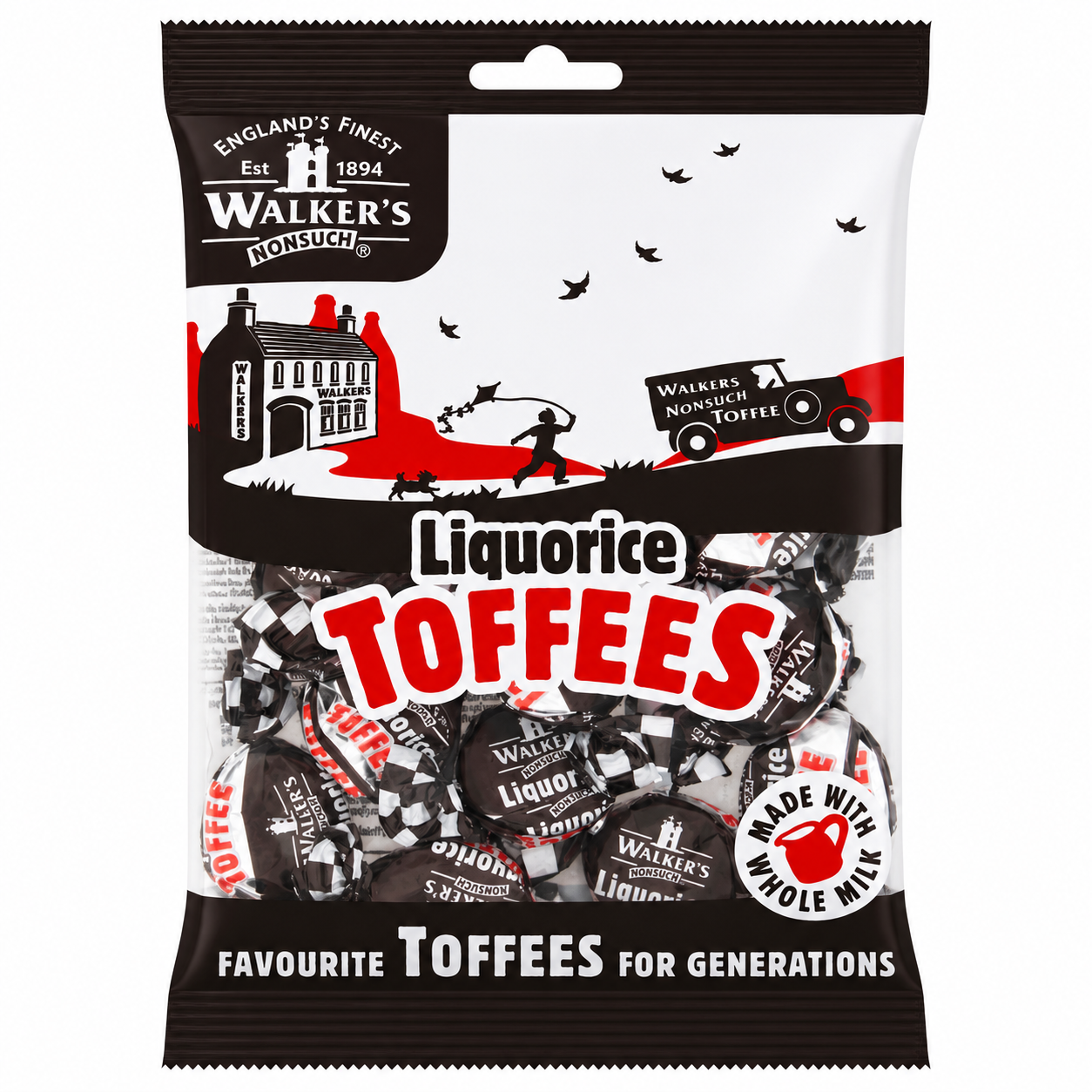 Walker's Nonsuch Liquorice Toffee 150g