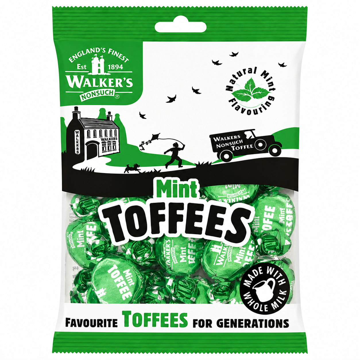 Walker's Nonsuch Mint Toffee 150g