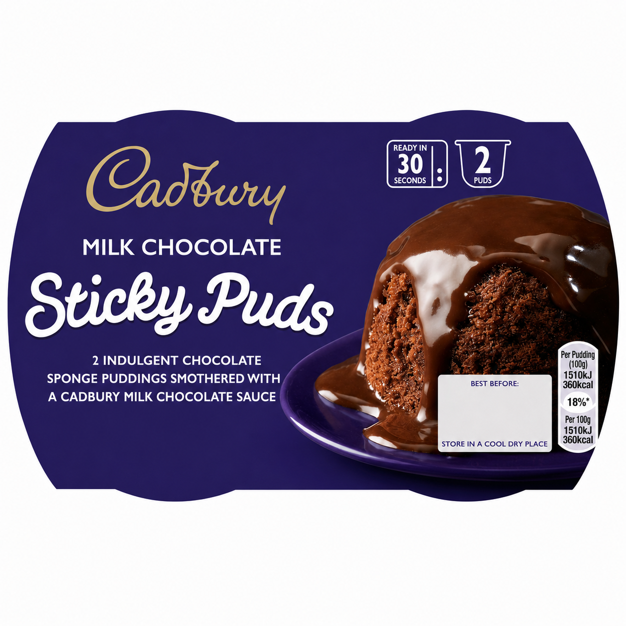 Cadbury Sticky Puds 190g