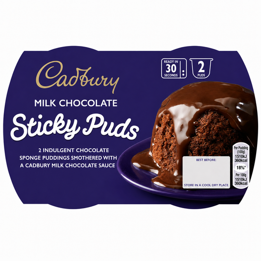 Cadbury Sticky Puds 190g
