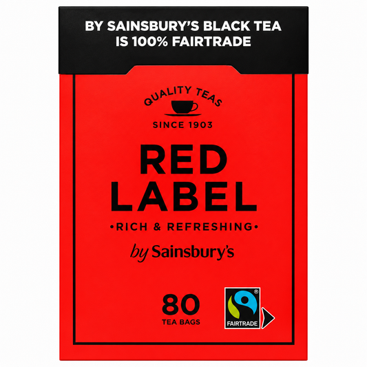 Sainsbury's Red Label Fairtrade Tea 80's 250g